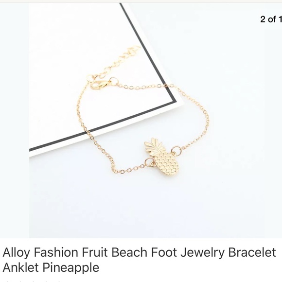 30% OFF NWT New pineapple 🍍 anklets ankle chain - Picture 5 of 5